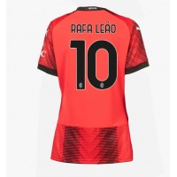 Ženski Nogometni dresi AC Milan Rafael Leao #10 Domači 2023-24 Kratek Rokav